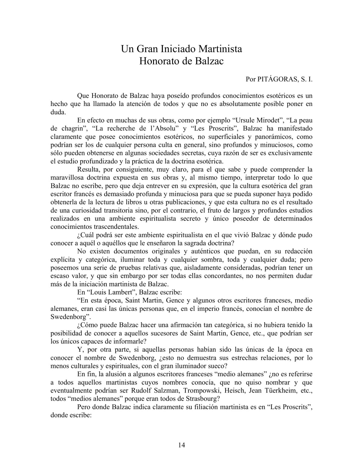 La Iniciación · Año II, Nº 11 · March 1943, page 14