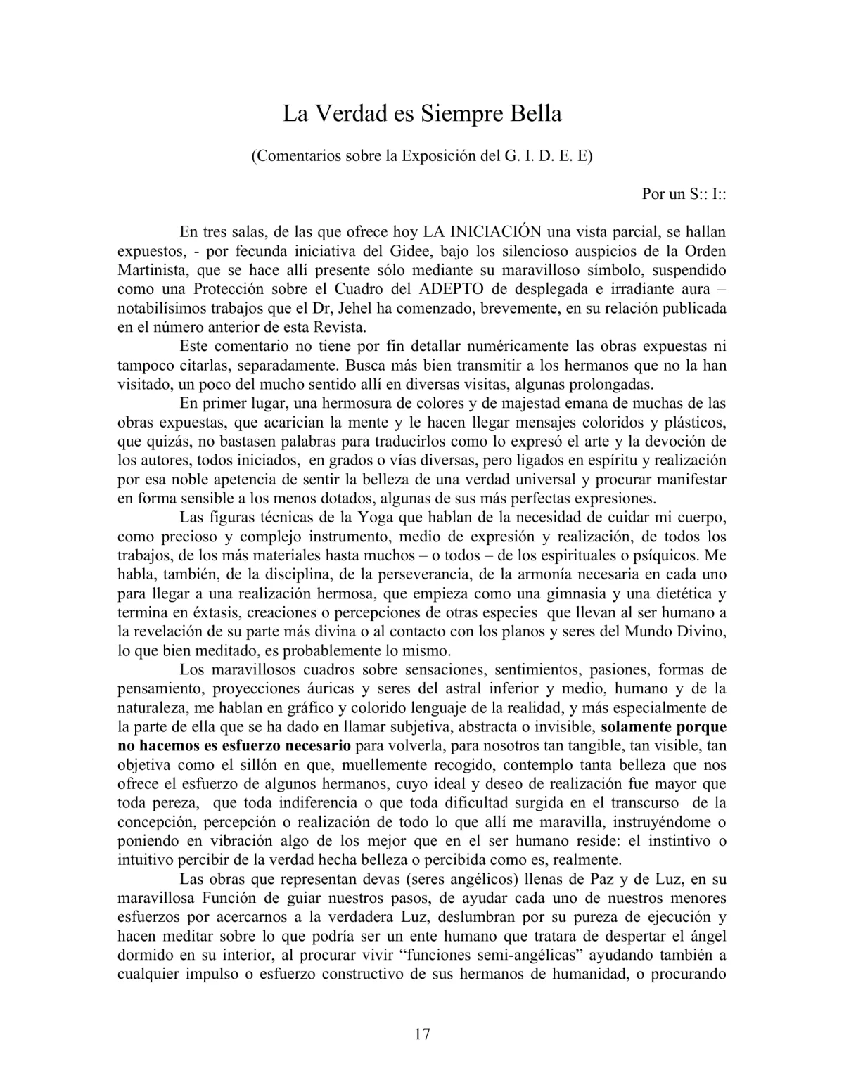 La Iniciación · Año II, Nº 11 · March 1943, page 17