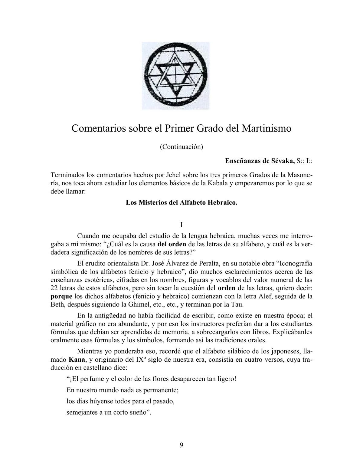La Iniciación · Año II, Nº 13 · May 1943, page 9