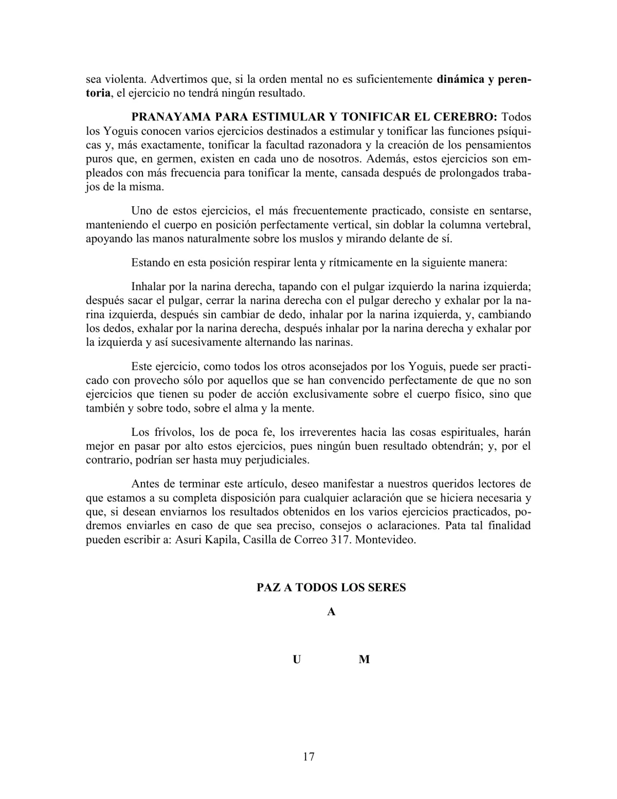 La Iniciación · Año II, Nº 13 · May 1943, page 17