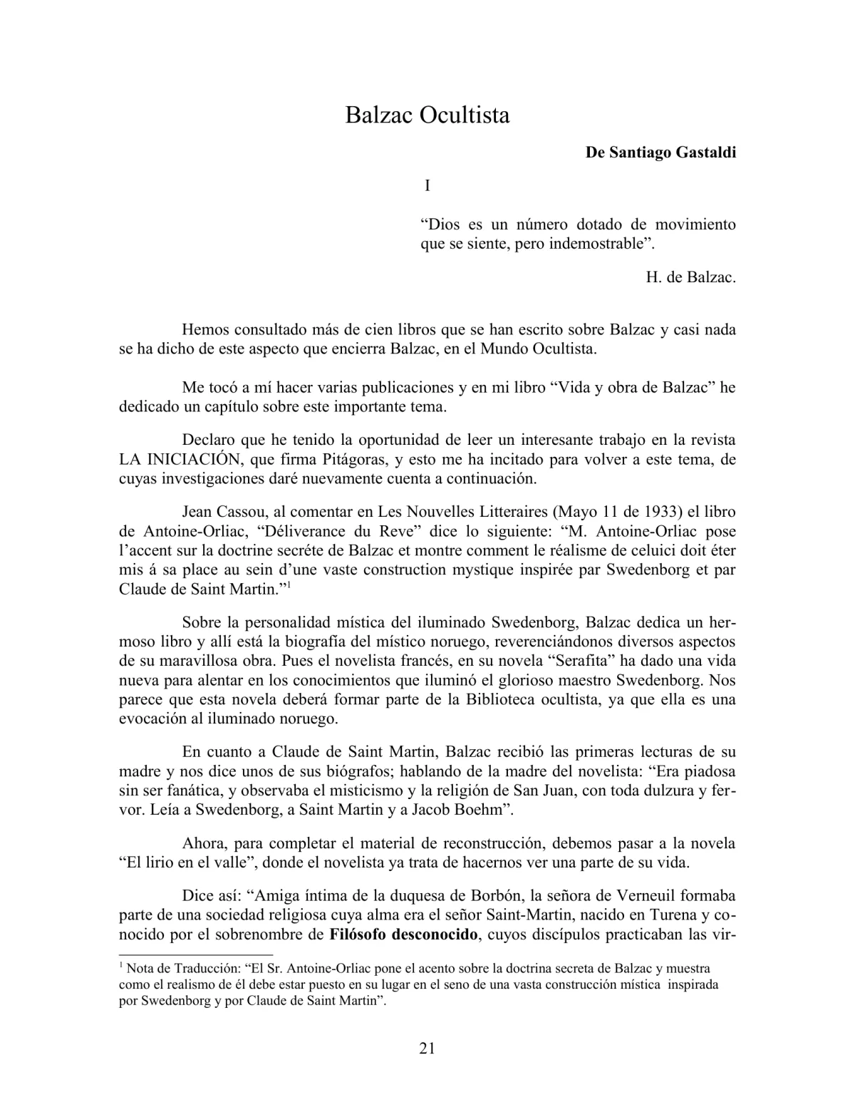 La Iniciación · Año II, Nº 13 · May 1943, page 21
