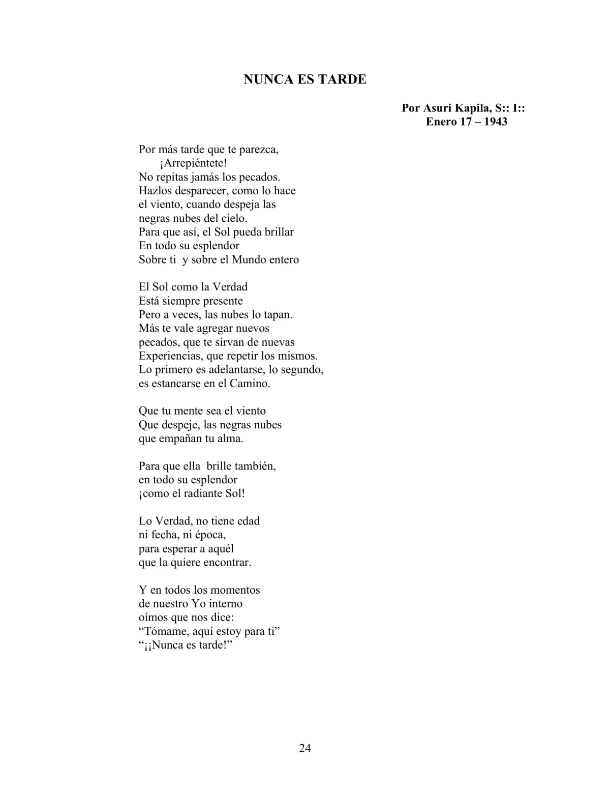 La Iniciación · Año II, Nº 13 · May 1943, page 24