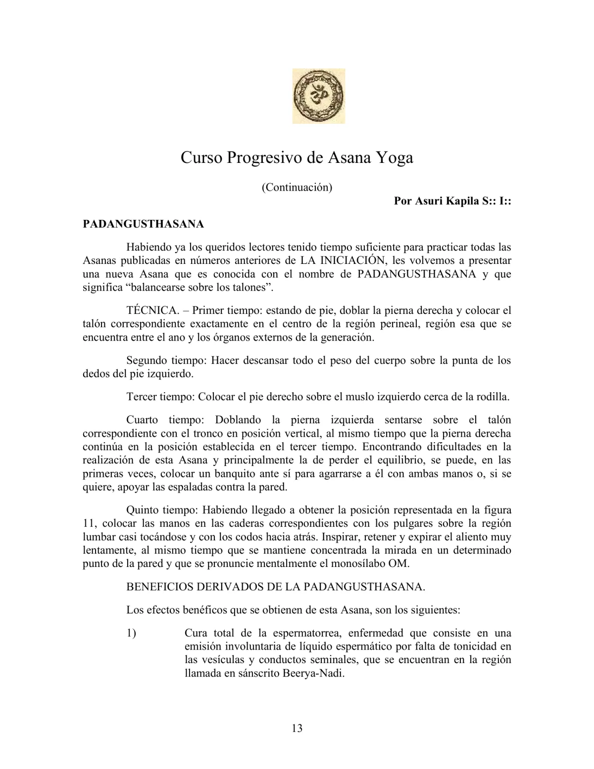 La Iniciación · Año II, Nº 14 · June 1943, page 13