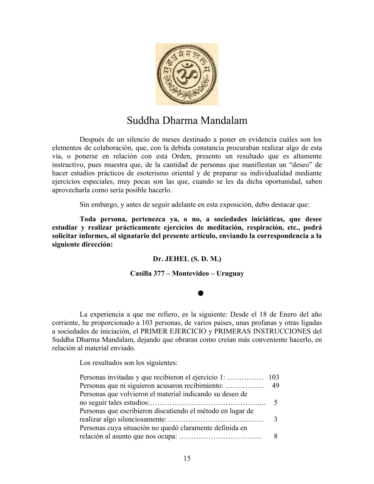 La Iniciación · Año II, Nº 14 · June 1943, page 15