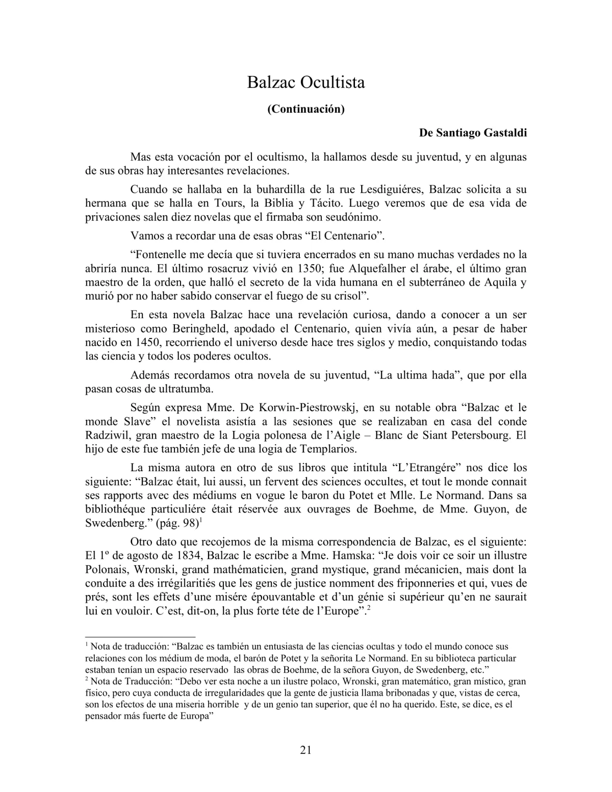 La Iniciación · Año II, Nº 14 · June 1943, page 21