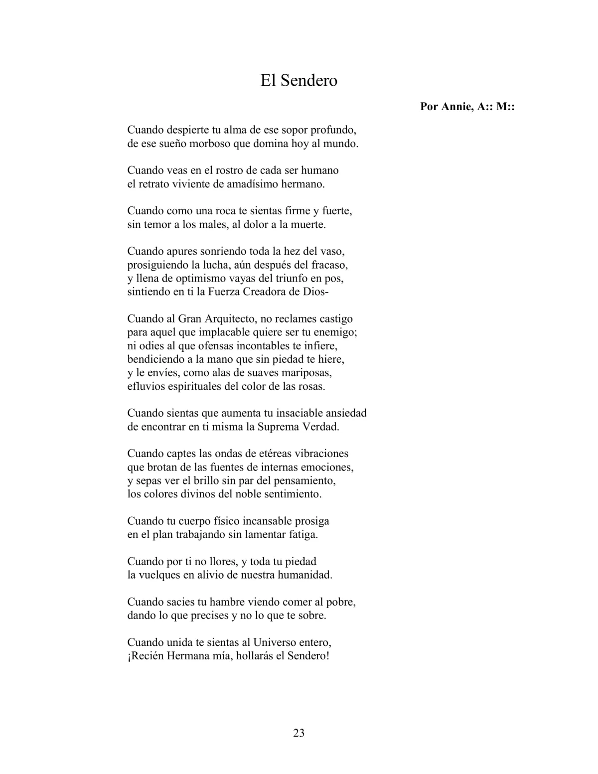 La Iniciación · Año II, Nº 14 · June 1943, page 23