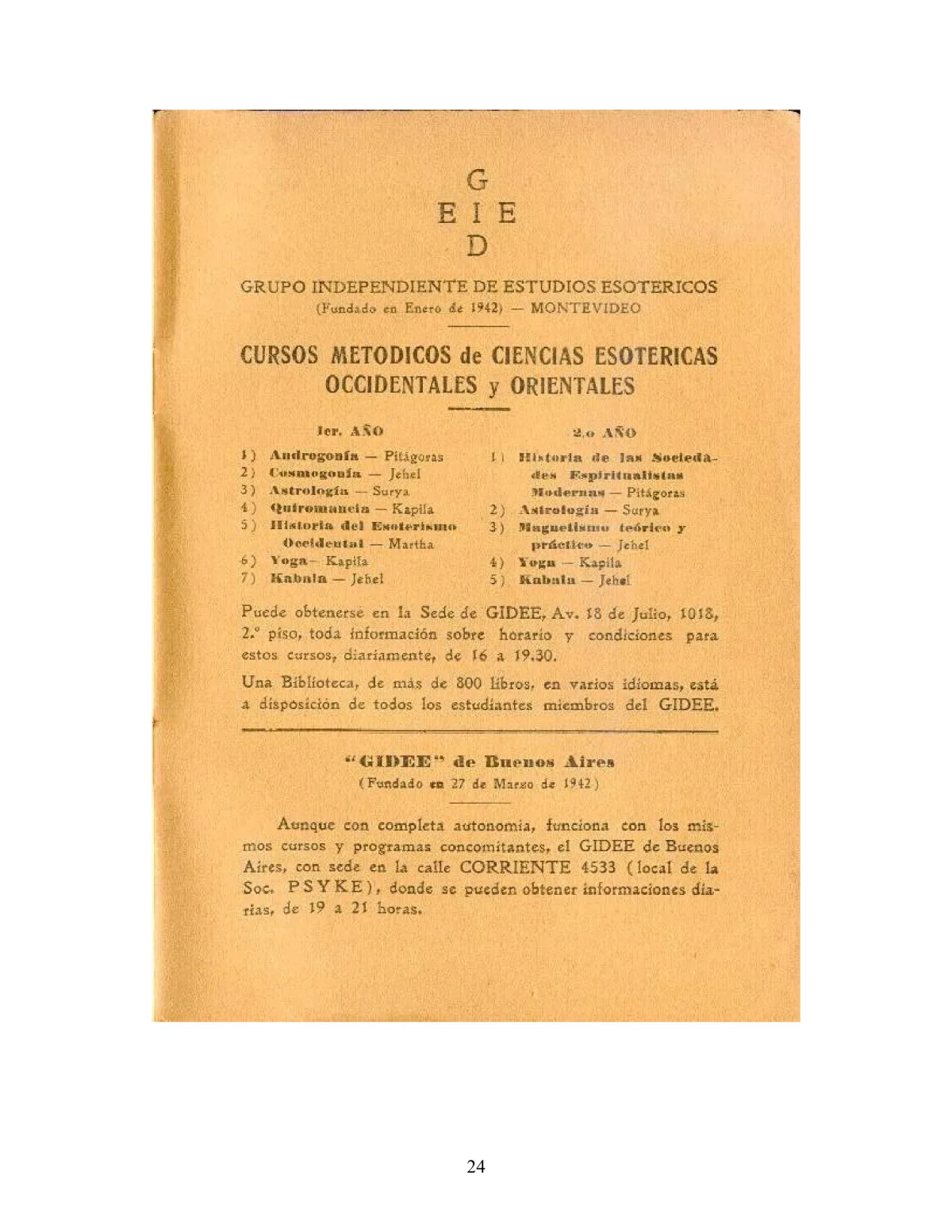 La Iniciación · Año II, Nº 14 · June 1943, page 24