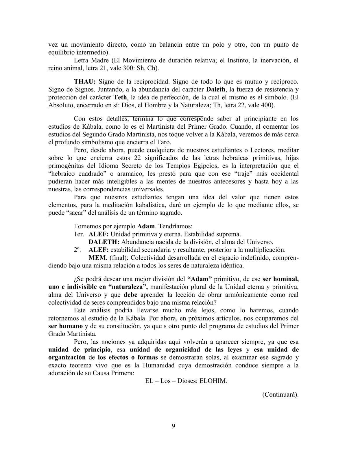 La Iniciación · Año II, Nº 16-17 · August 1943, page 9