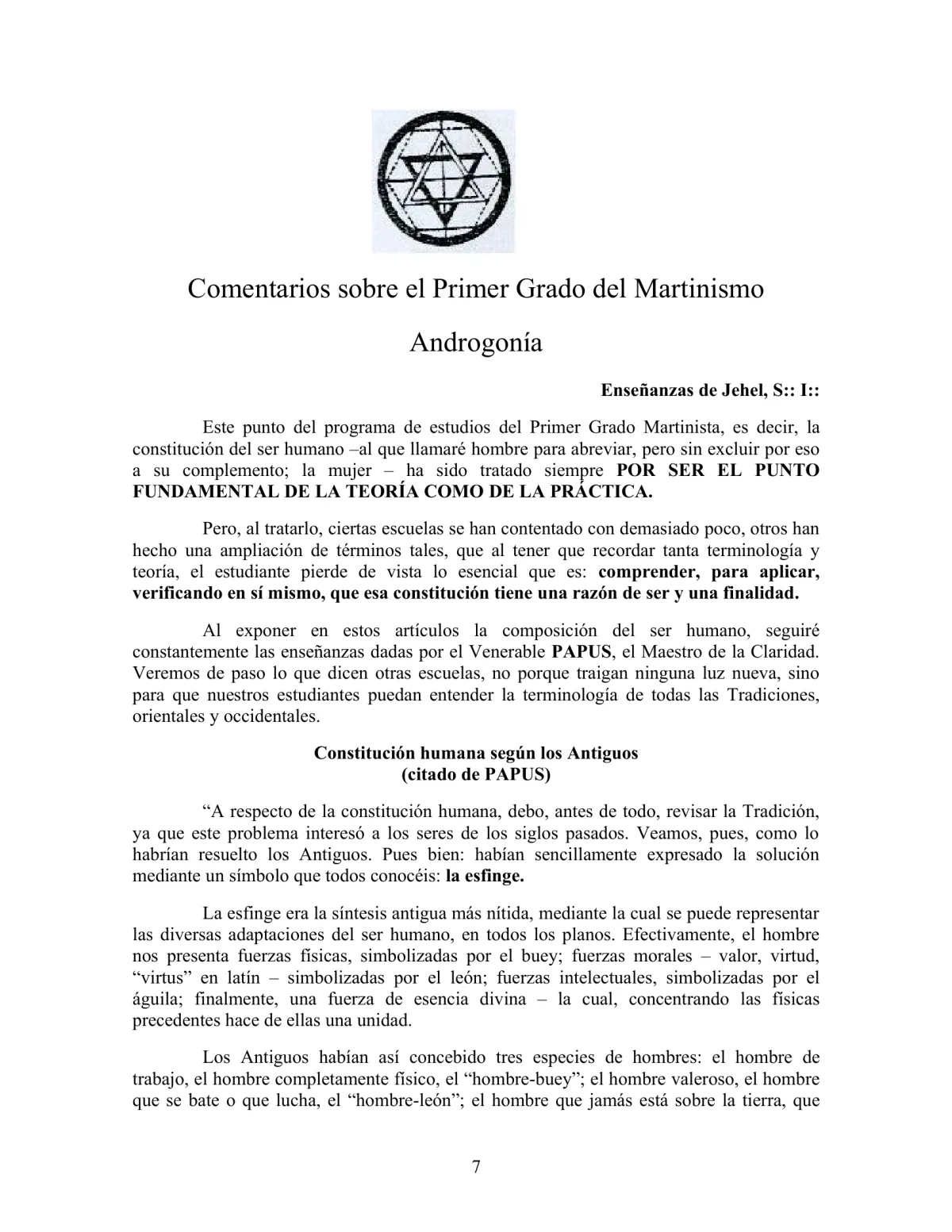 La Iniciación · Año II, Nº 18 · October 1943, page 7