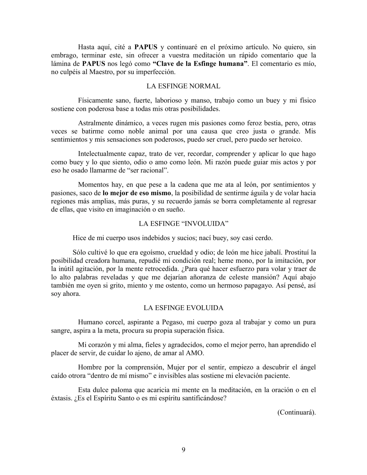 La Iniciación · Año II, Nº 18 · October 1943, page 9