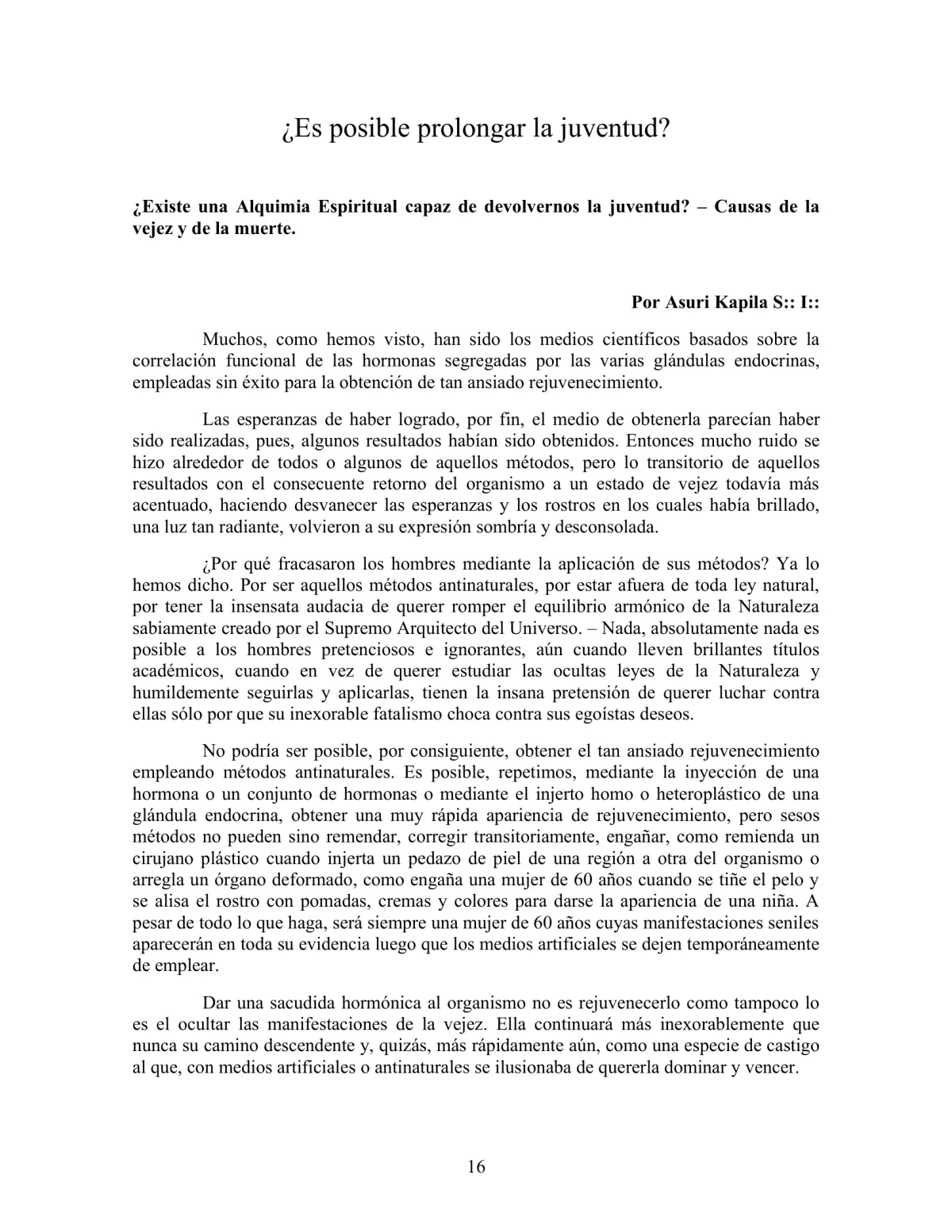 La Iniciación · Año II, Nº 18 · October 1943, page 16