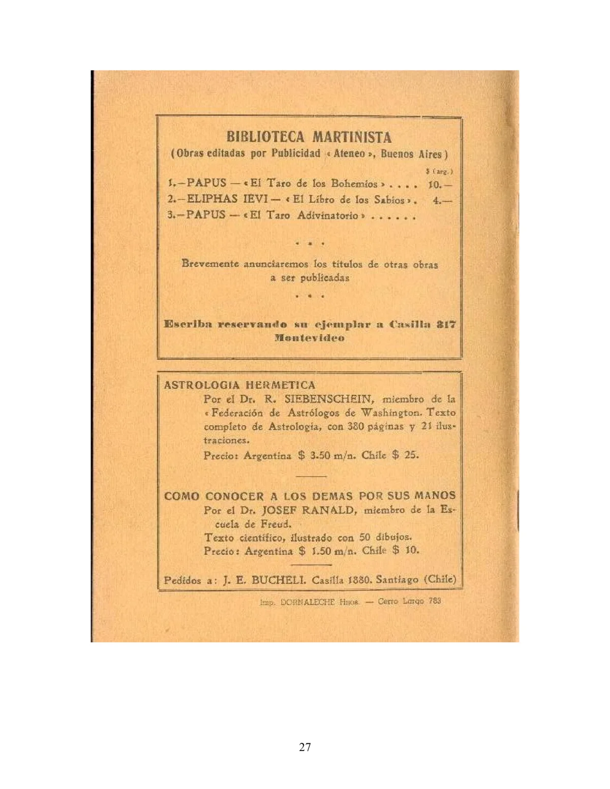 La Iniciación · Año II, Nº 18 · October 1943, page 27