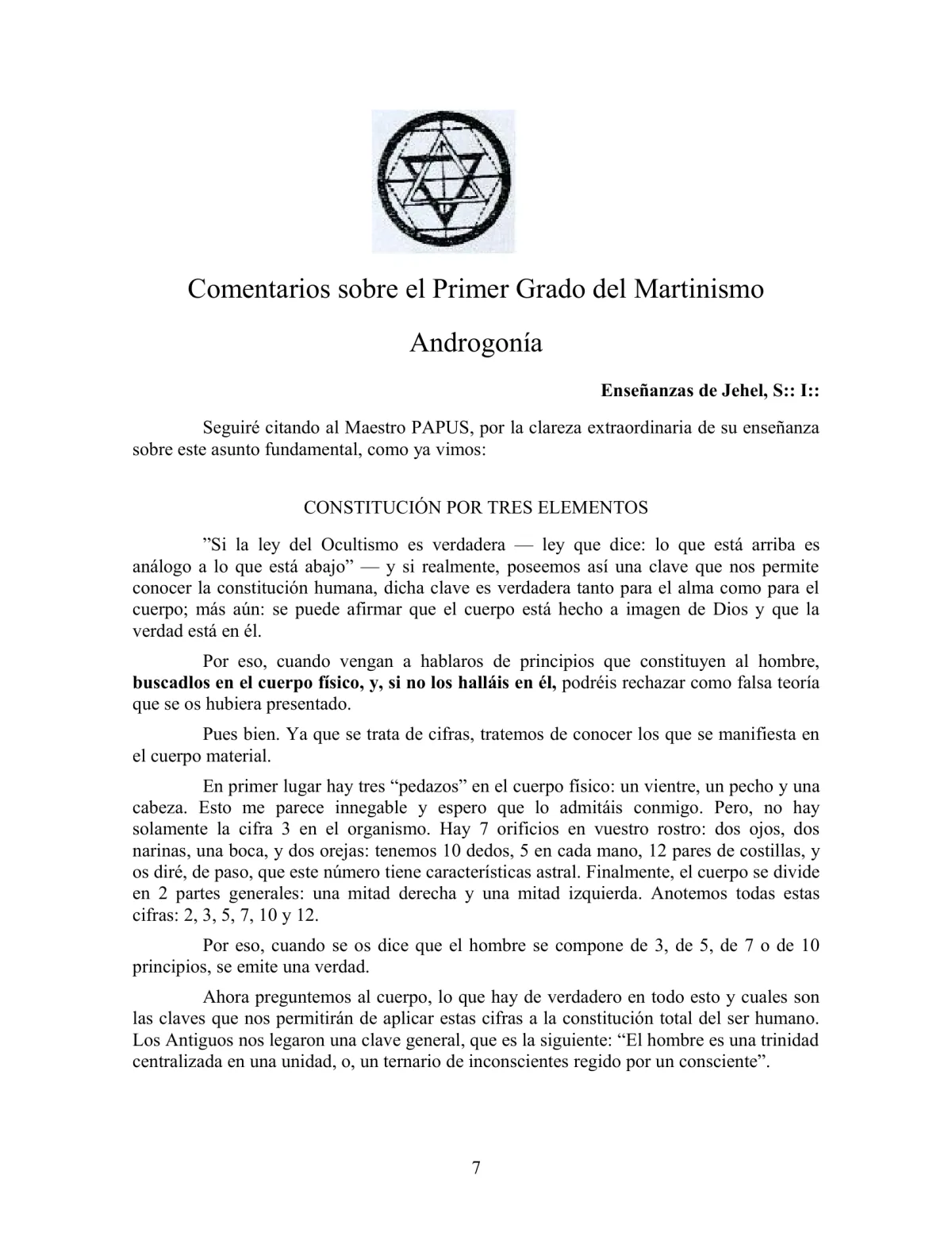 La Iniciación · Año II, Nº 19 · November 1943, page 7