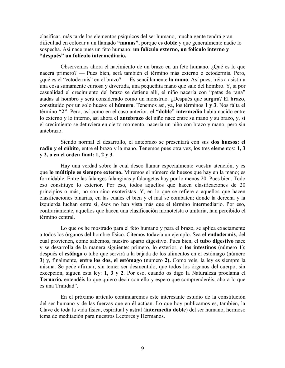 La Iniciación · Año II, Nº 19 · November 1943, page 9