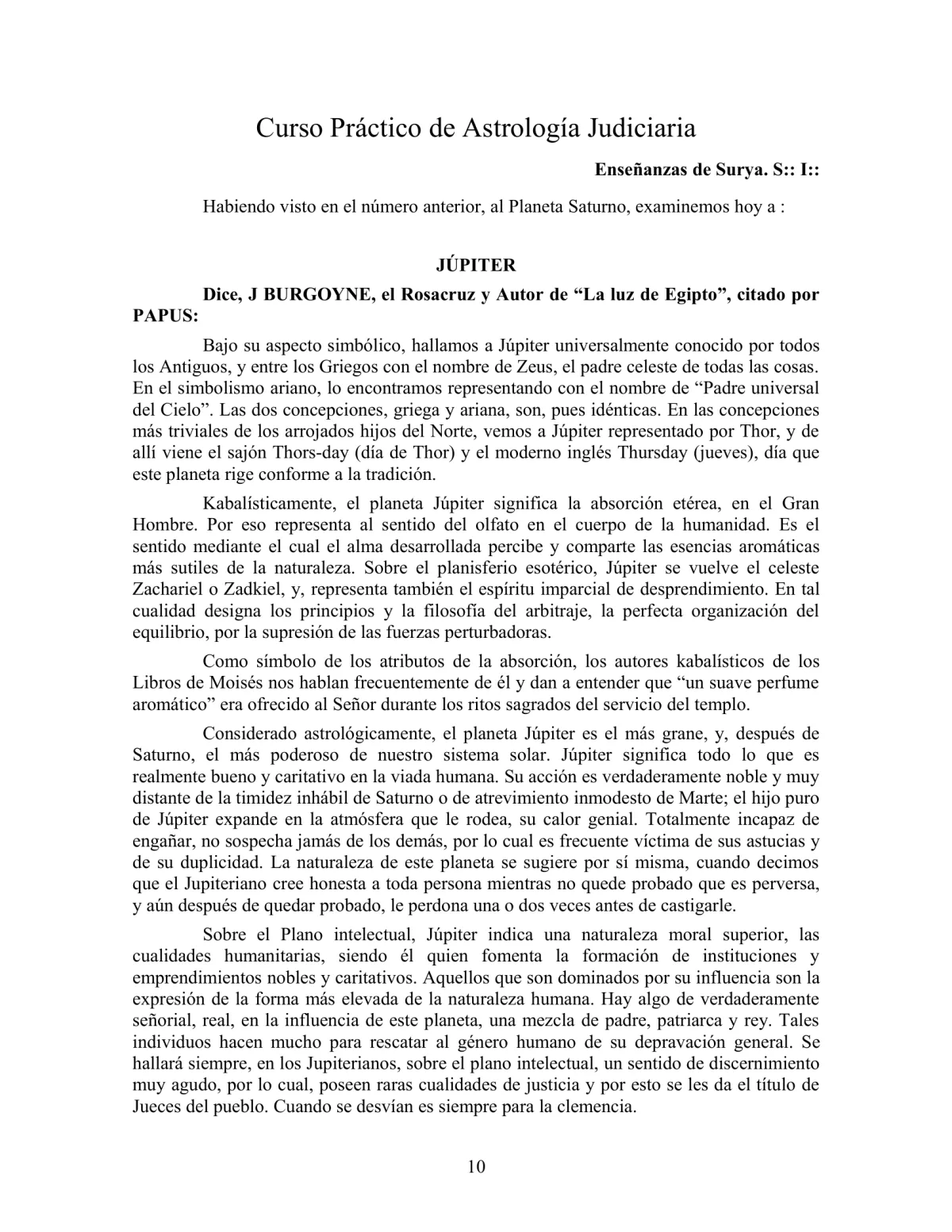 La Iniciación · Año II, Nº 19 · November 1943, page 10