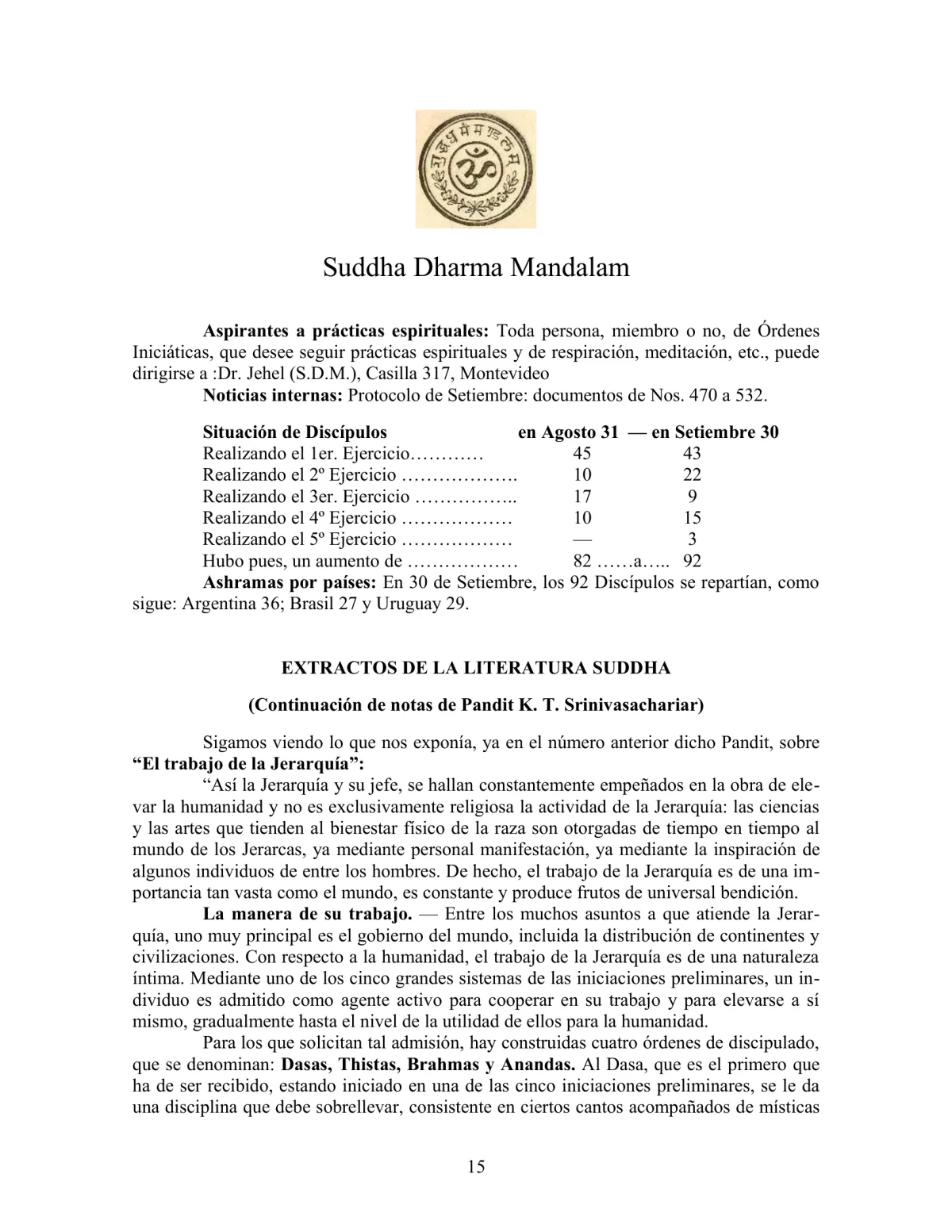 La Iniciación · Año II, Nº 19 · November 1943, page 15