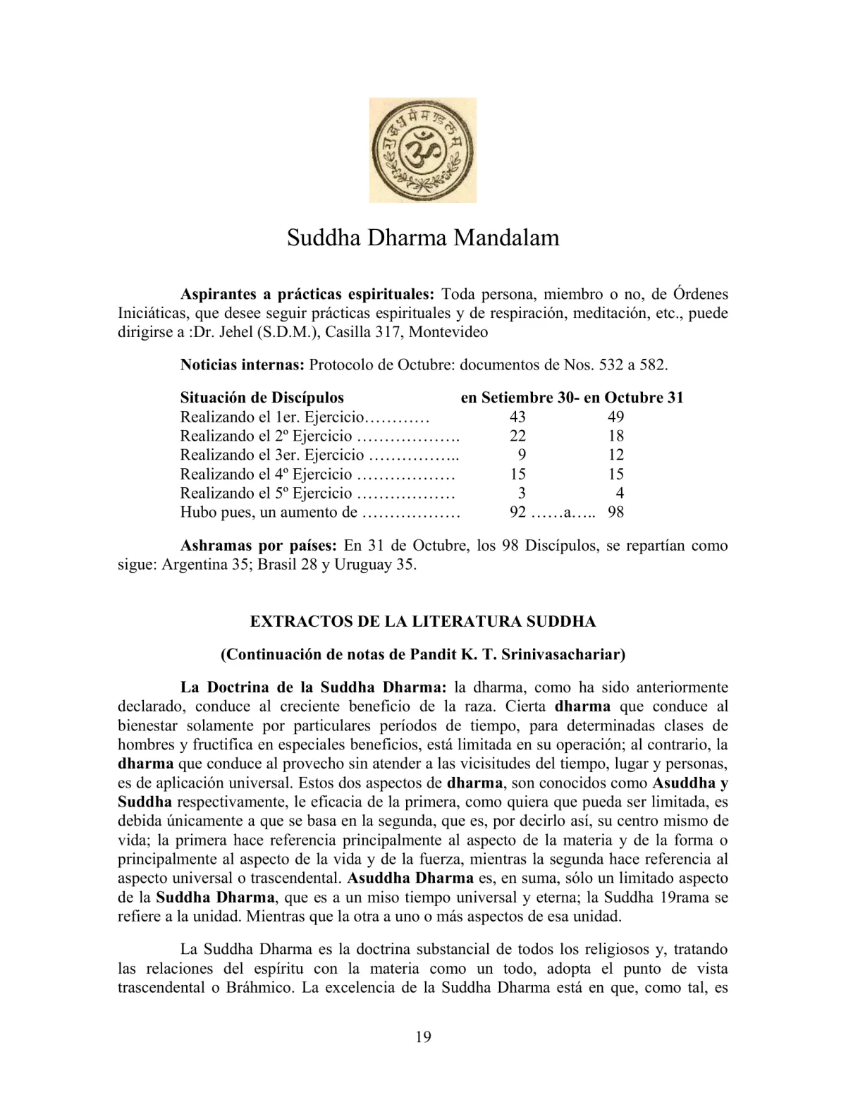 La Iniciación · Año II, Nº 20 · December 1943, page 19
