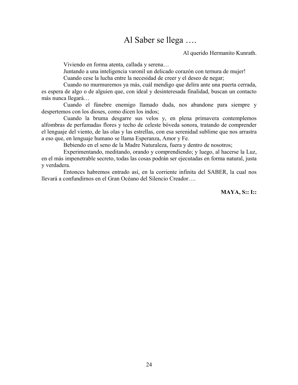 La Iniciación · Año II, Nº 20 · December 1943, page 24