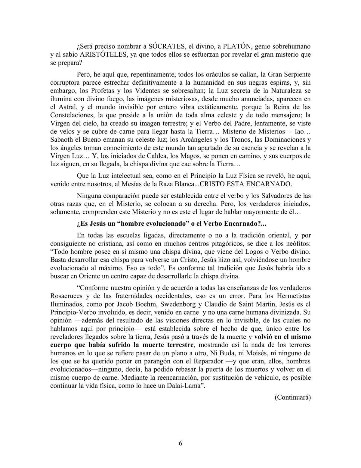 La Iniciación · Año III, Nº 21 · January 1944, page 6