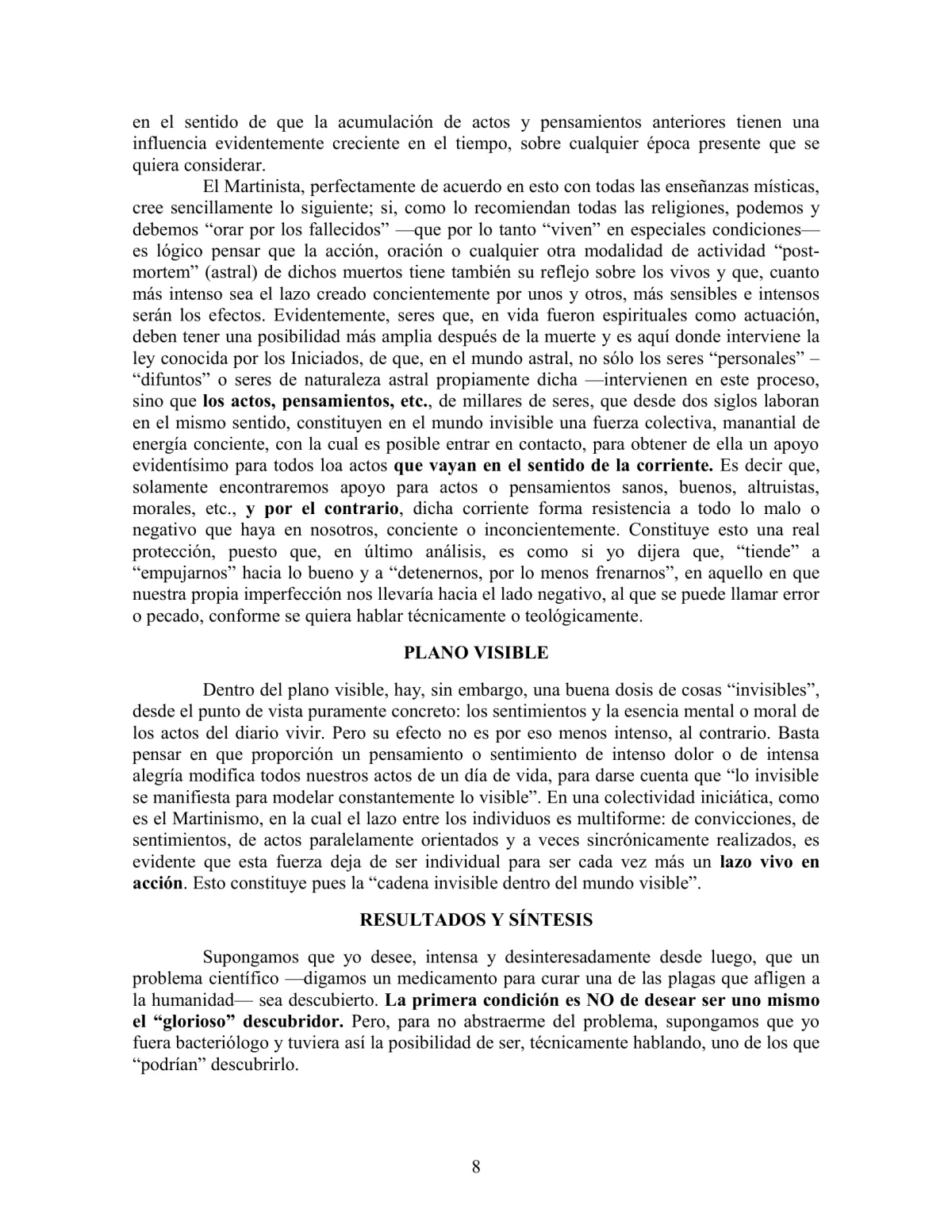 La Iniciación · Año III, Nº 21 · January 1944, page 8