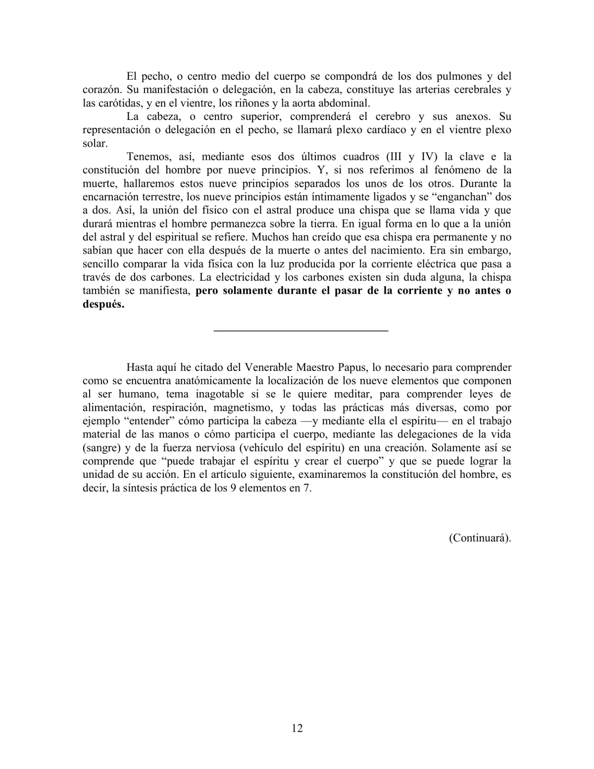 La Iniciación · Año III, Nº 21 · January 1944, page 12