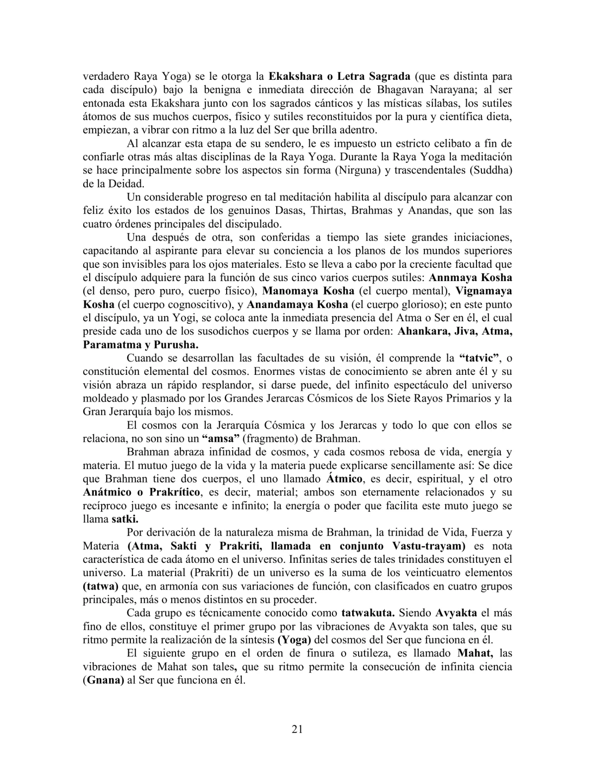 La Iniciación · Año III, Nº 21 · January 1944, page 21