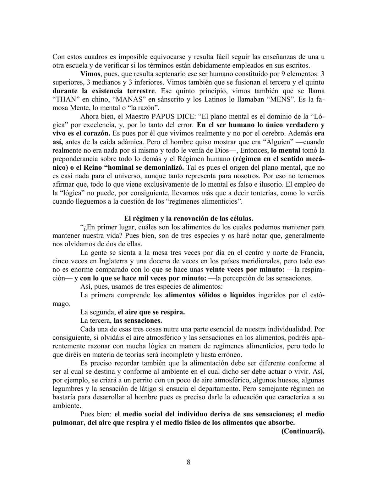 La Iniciación · Año III, Nº 22 · February 1944, page 8