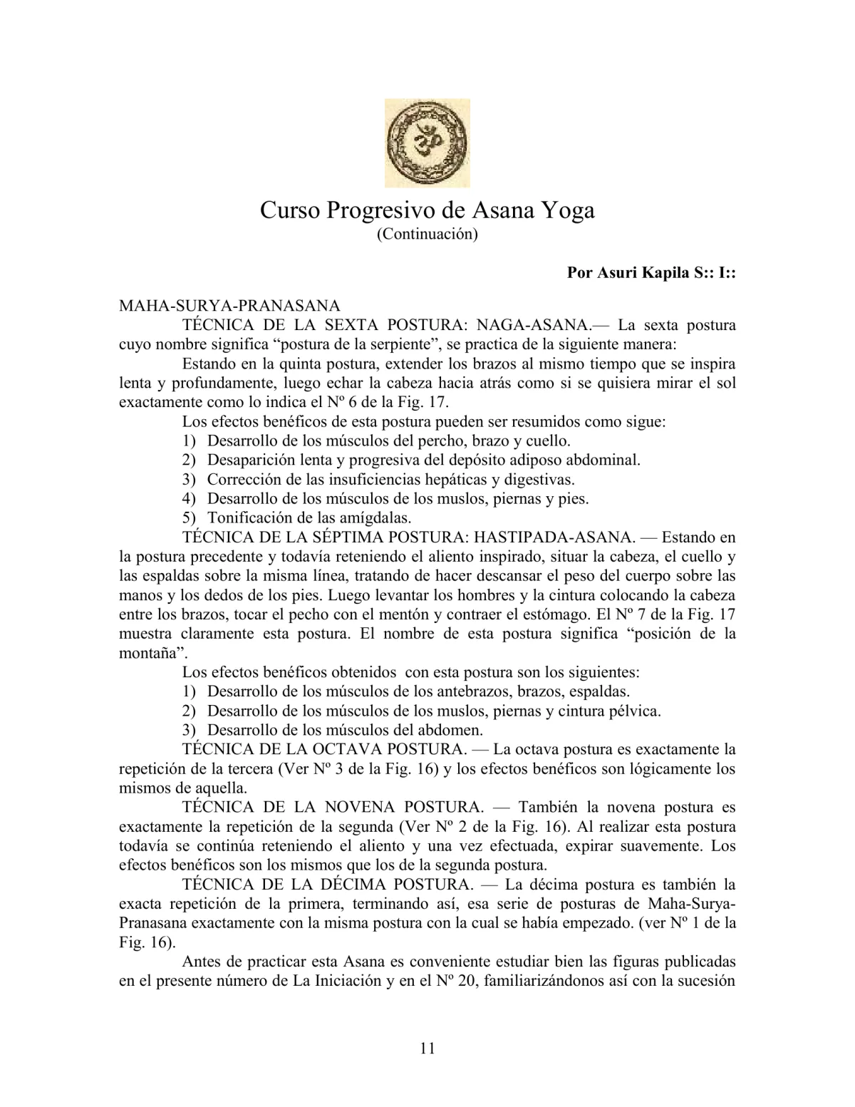 La Iniciación · Año III, Nº 22 · February 1944, page 11