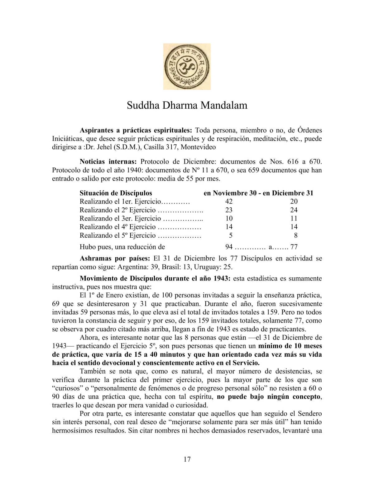 La Iniciación · Año III, Nº 22 · February 1944, page 17