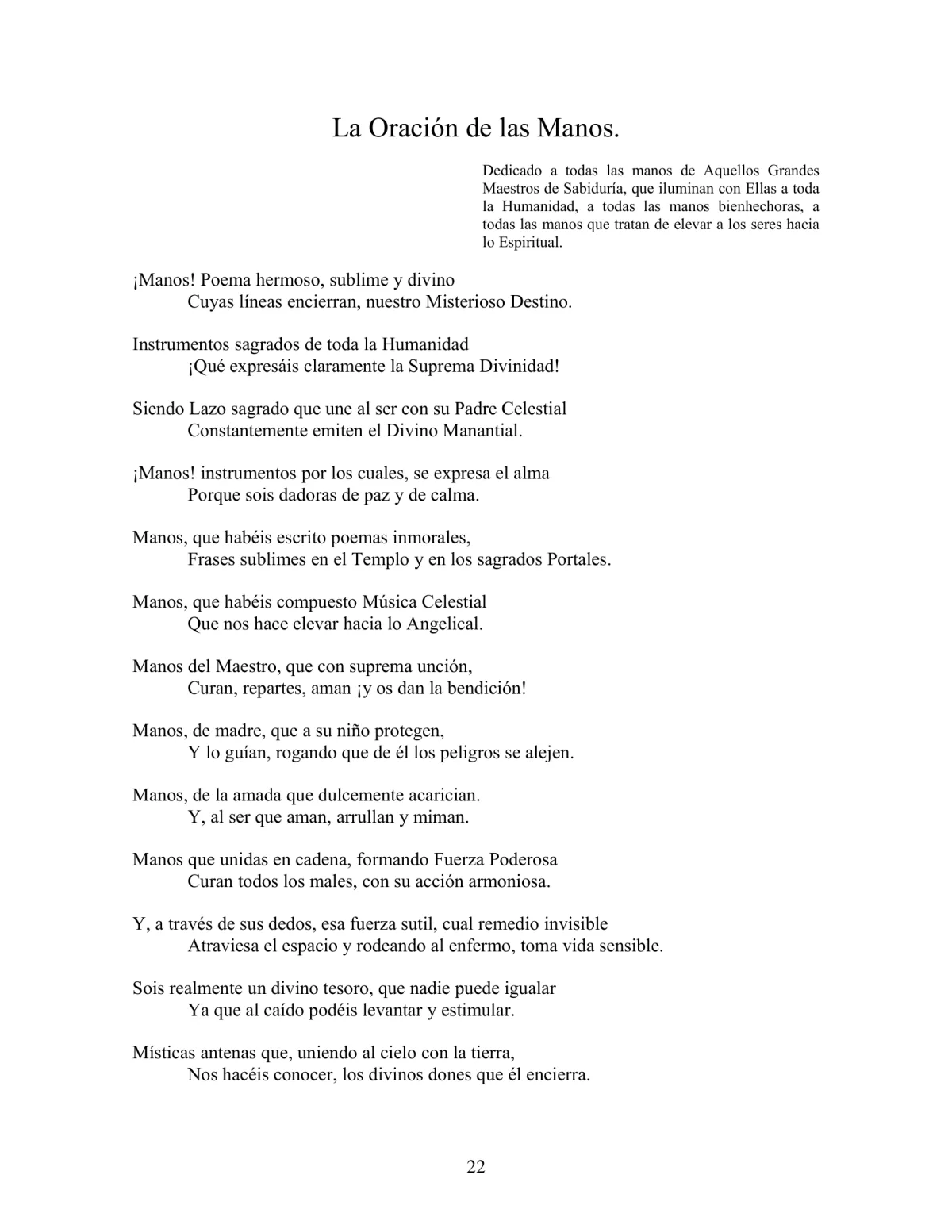 La Iniciación · Año III, Nº 22 · February 1944, page 22