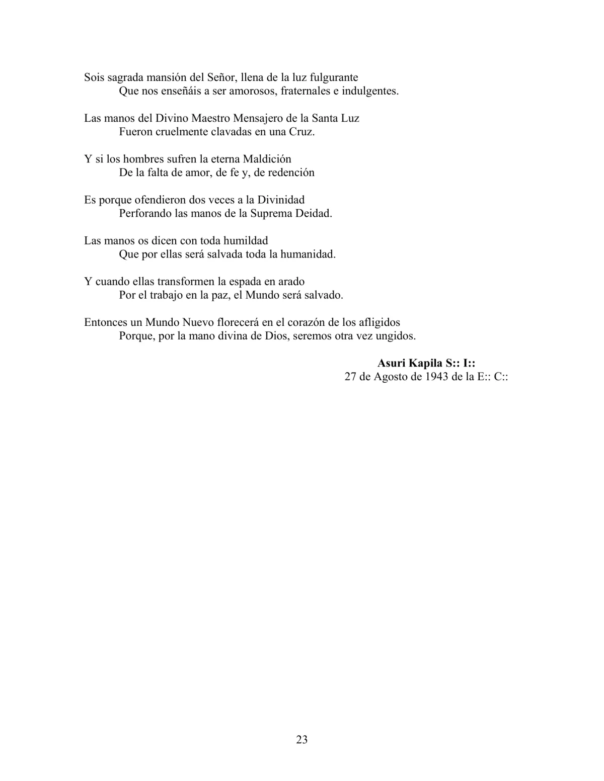 La Iniciación · Año III, Nº 22 · February 1944, page 23