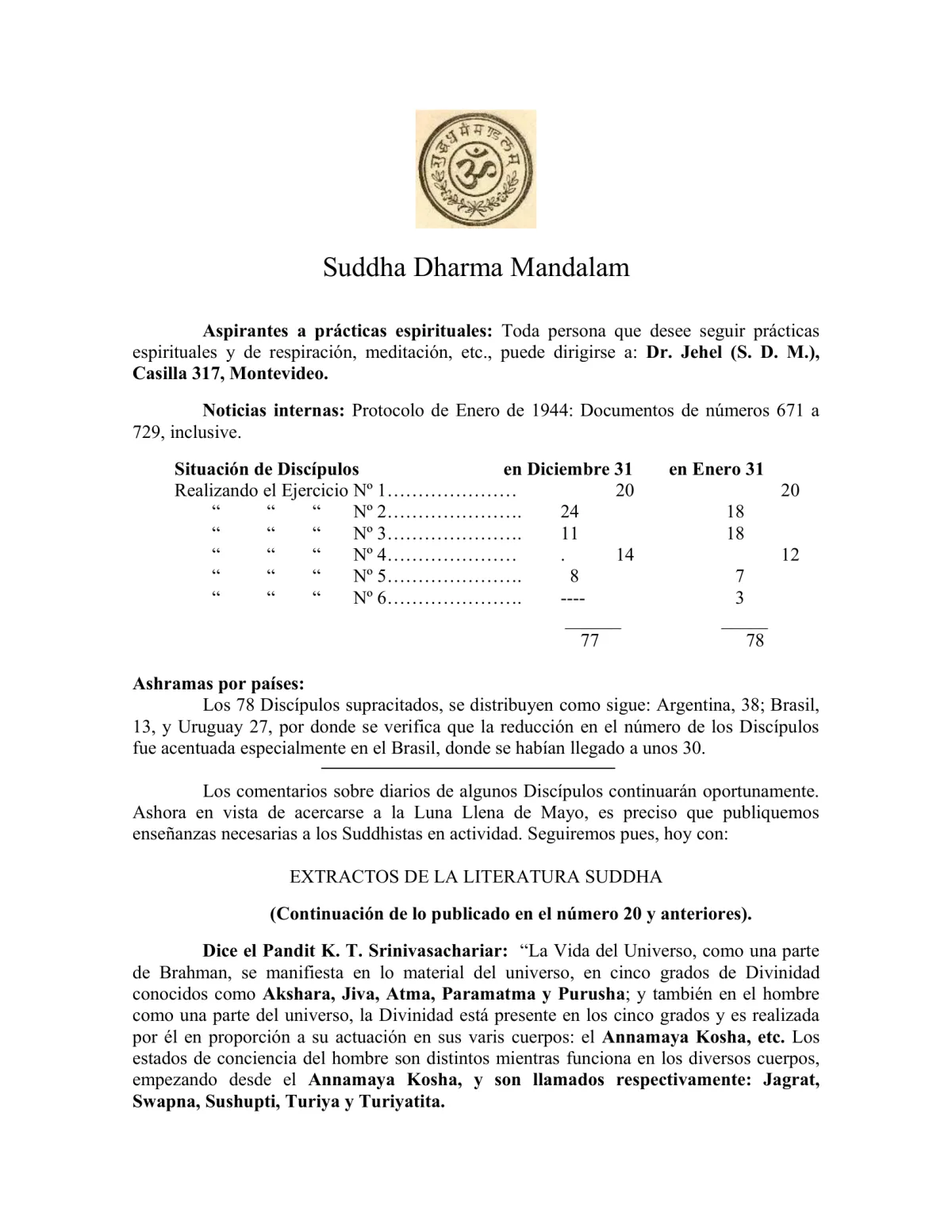 La Iniciación · Año III, Nº 23 · March 1944, page 14
