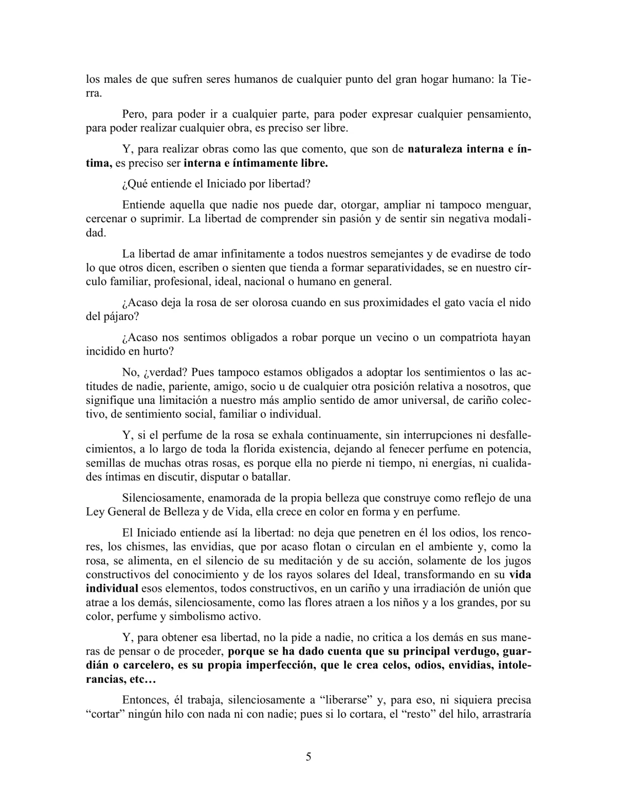La Iniciación · Año III, Nº 24 · April 1944, page 5