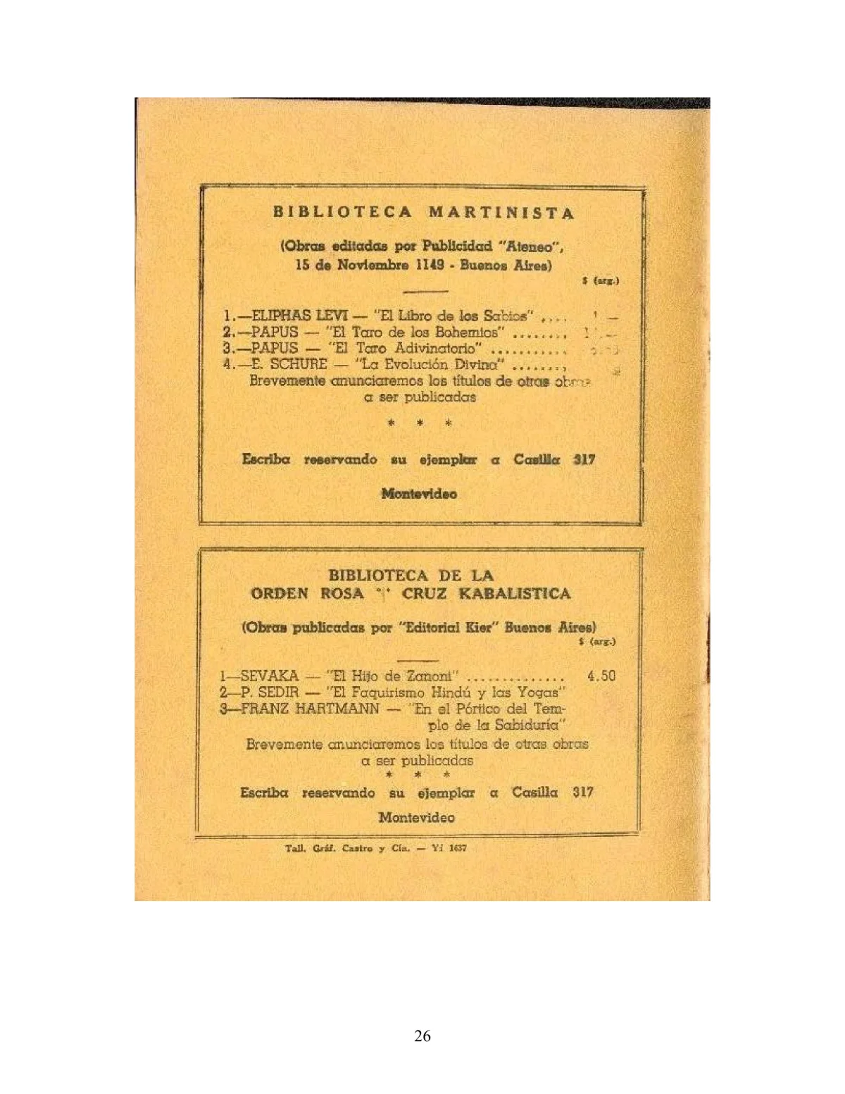 La Iniciación · Año III, Nº 24 · April 1944, page 26