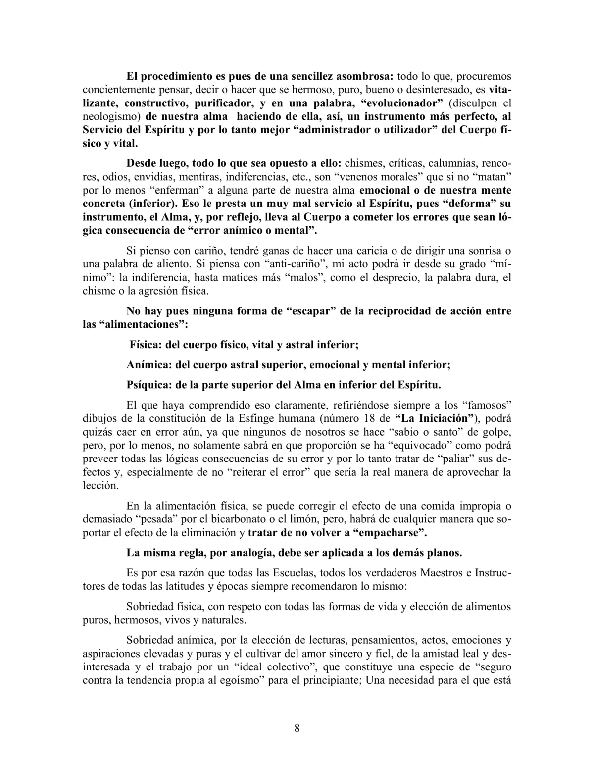 La Iniciación · Año III, Nº 25 · May 1944, page 8