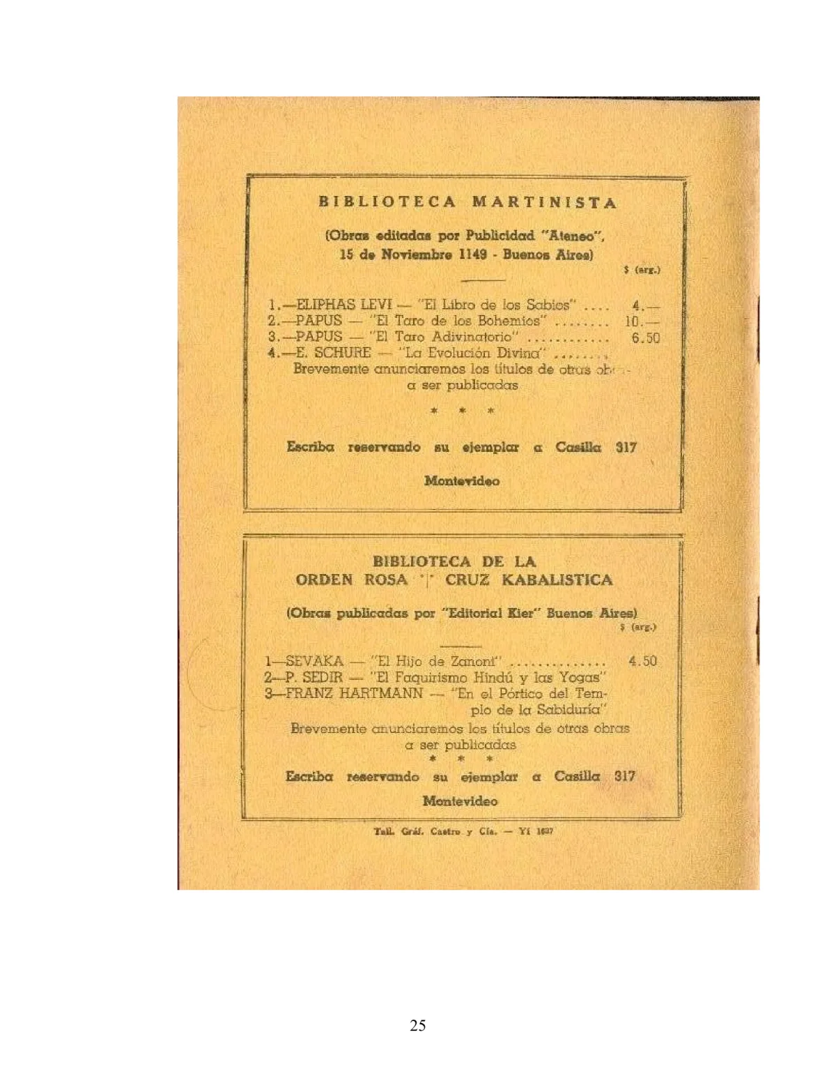 La Iniciación · Año III, Nº 25 · May 1944, page 25