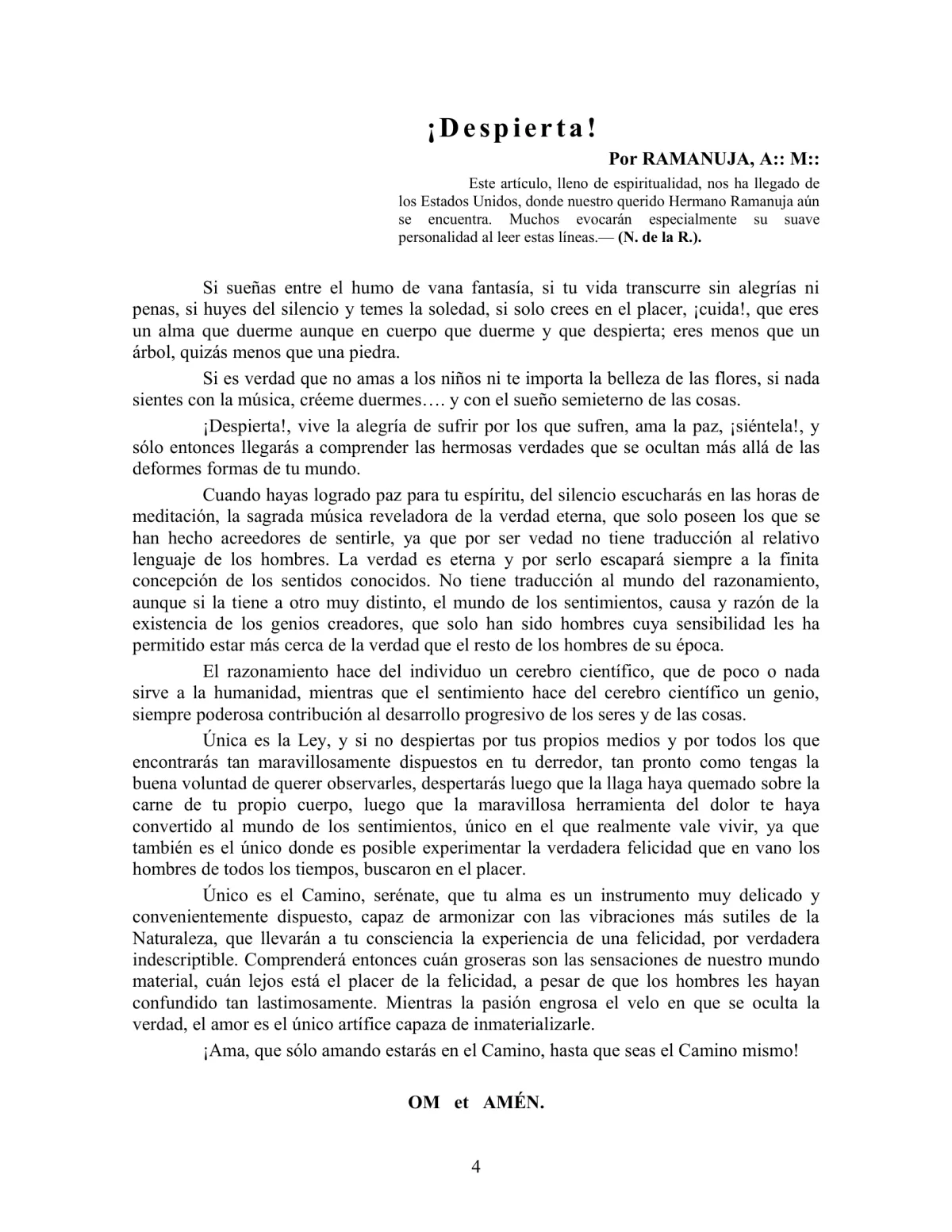 La Iniciación · Año III, Nº 27 · July 1944, page 4