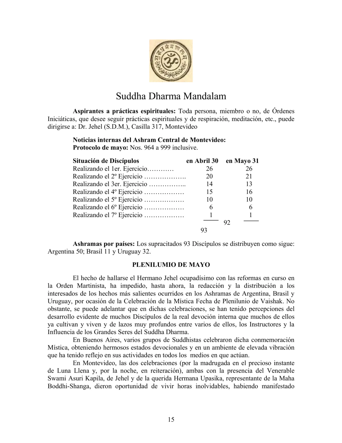 La Iniciación · Año III, Nº 27 · July 1944, page 15