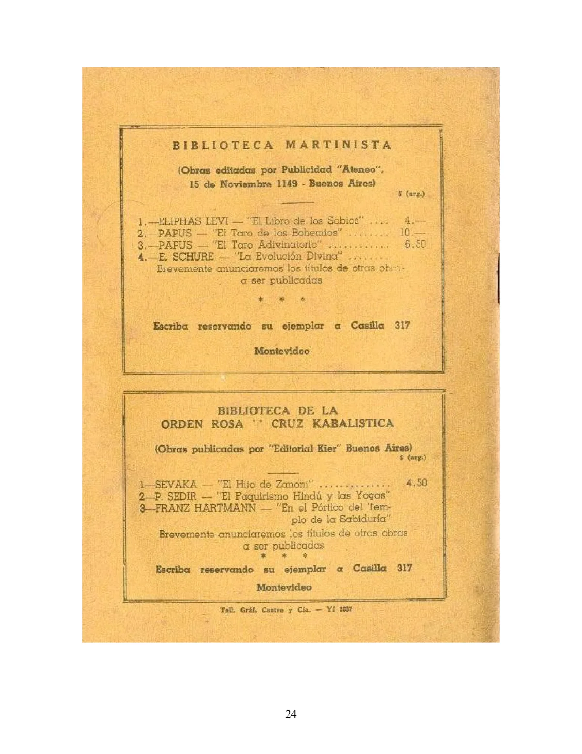La Iniciación · Año III, Nº 27 · July 1944, page 24