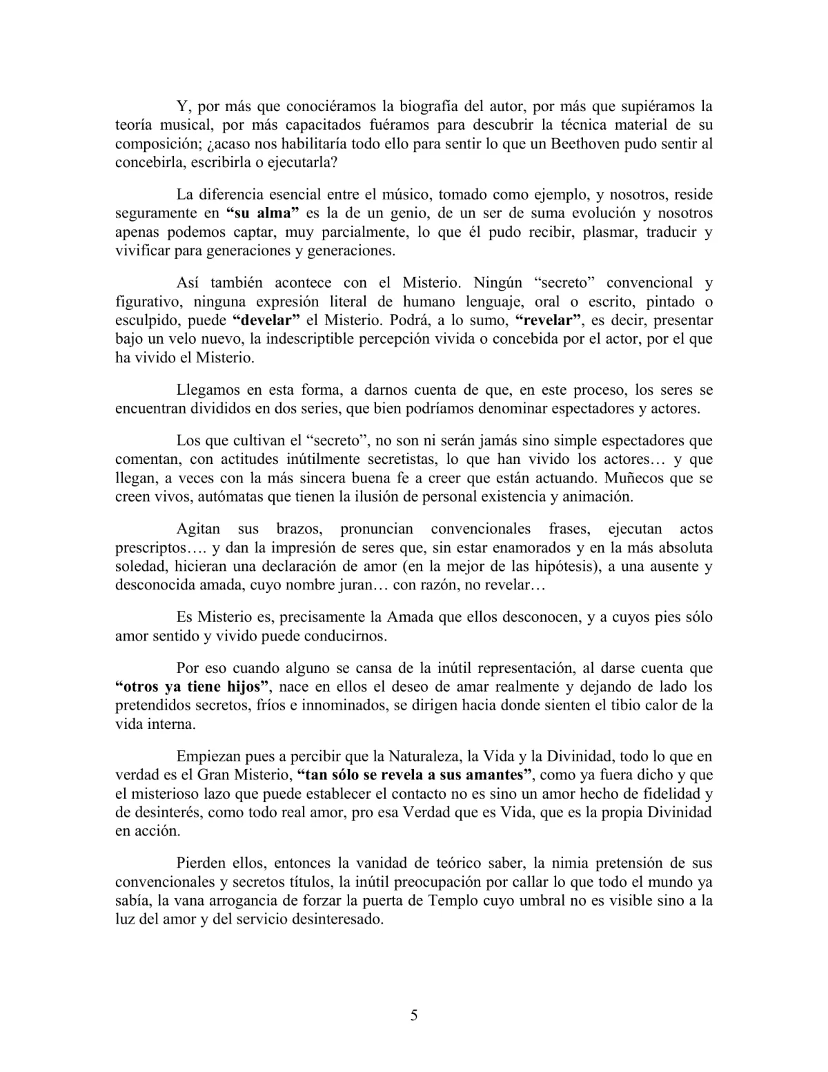 La Iniciación · Año III, Nº 28 · August 1944, page 5
