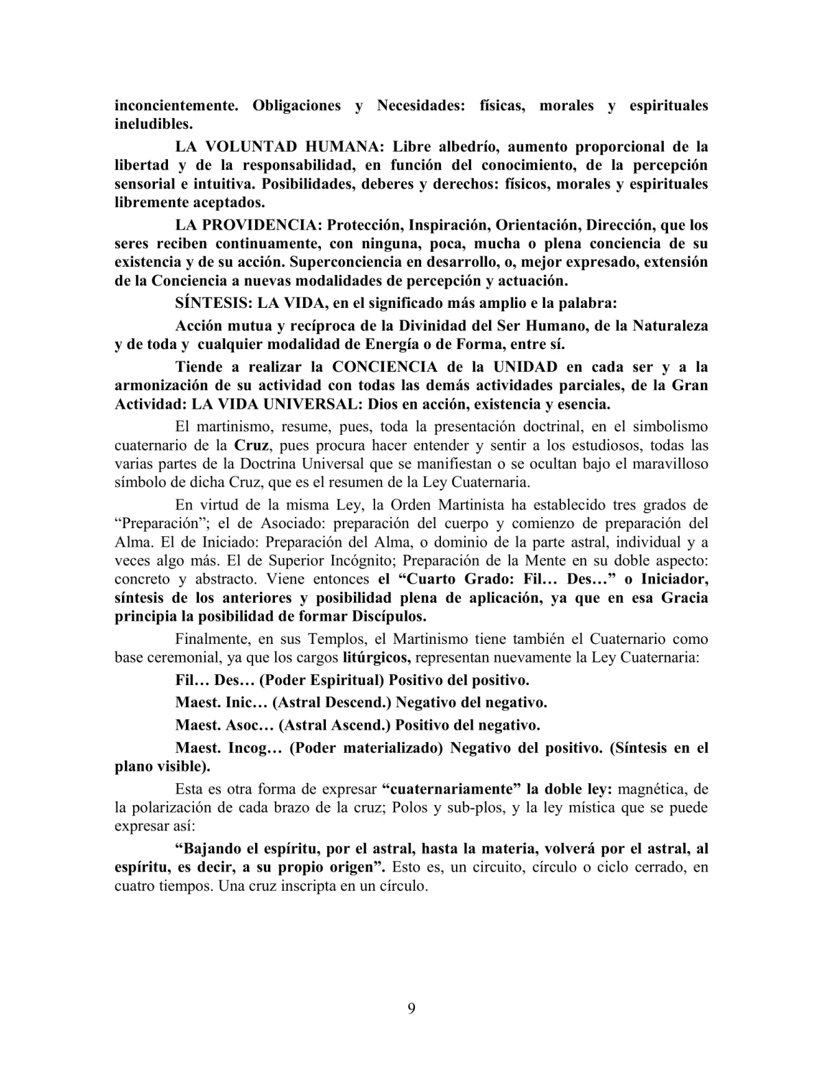 La Iniciación · Año III, Nº 28 · August 1944, page 9