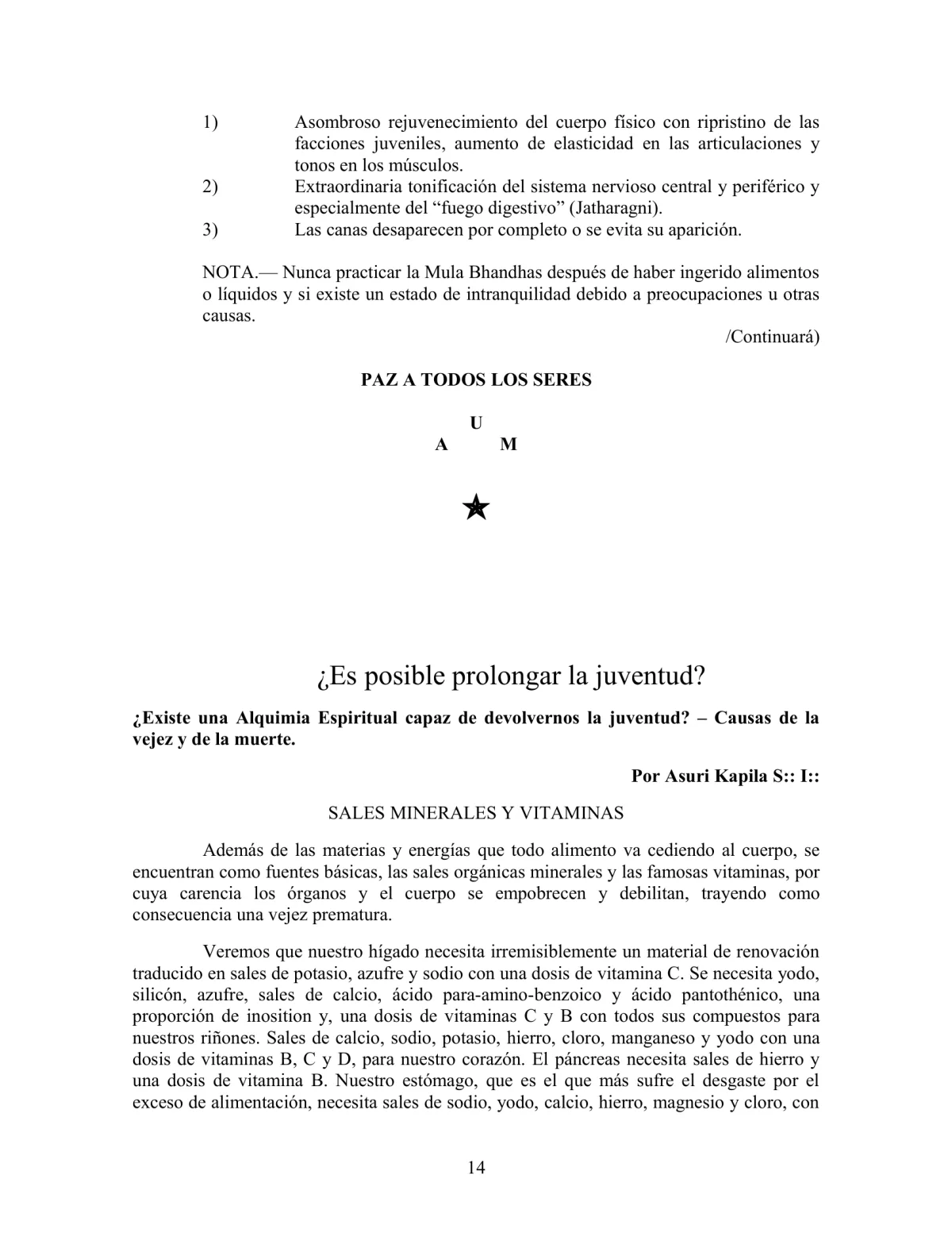 La Iniciación · Año III, Nº 28 · August 1944, page 14