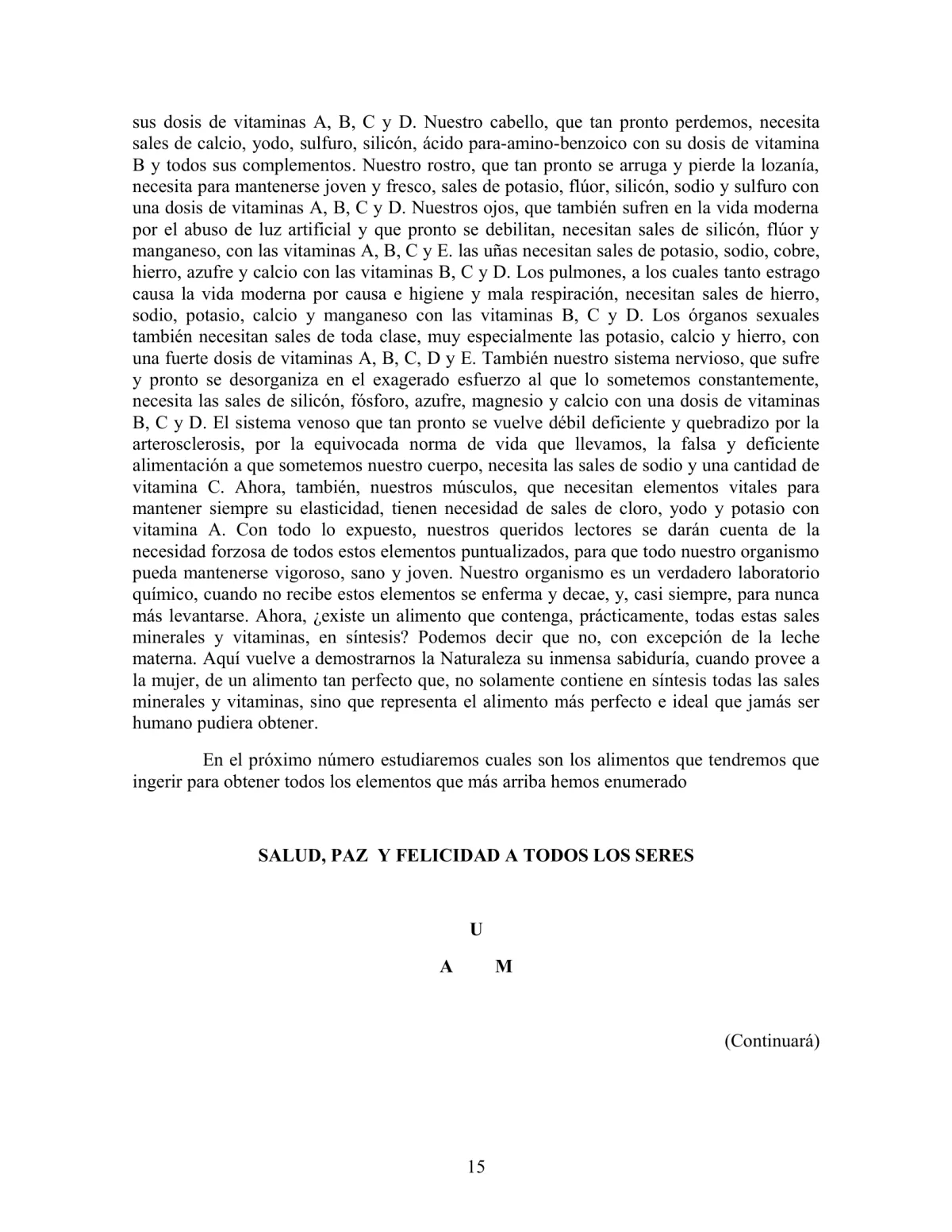 La Iniciación · Año III, Nº 28 · August 1944, page 15