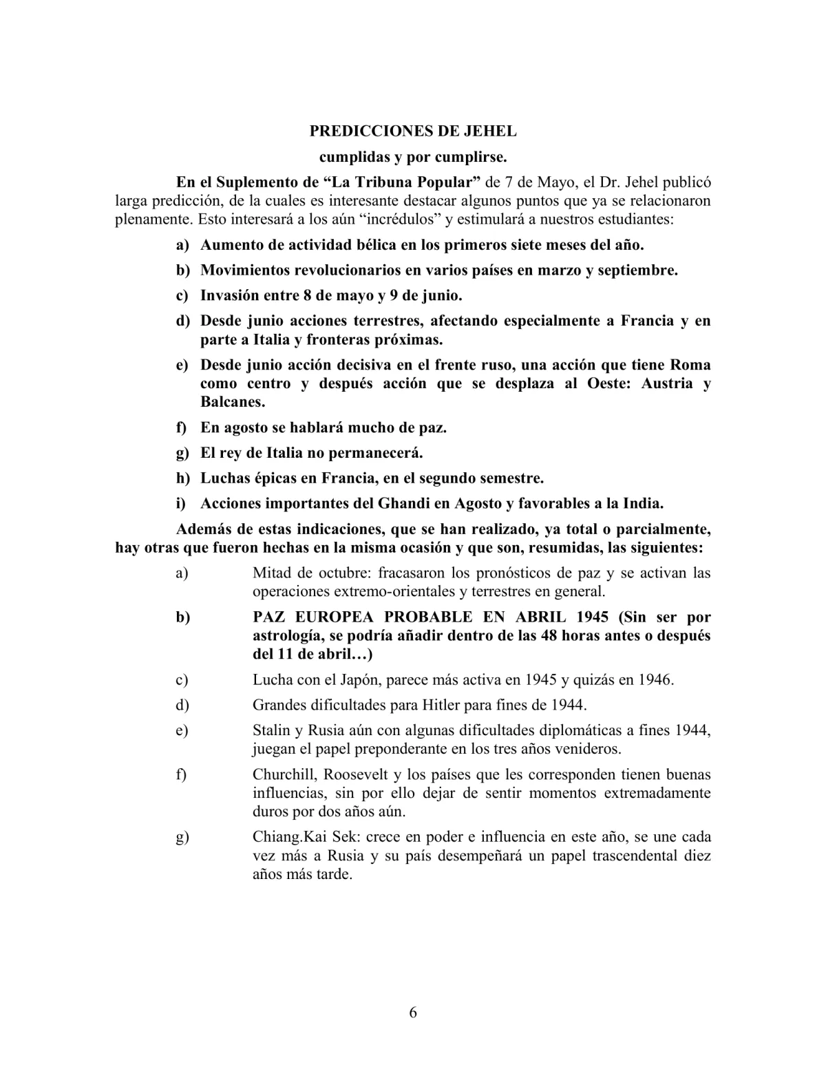 La Iniciación · Año III, Nº 29 · September 1944, page 6