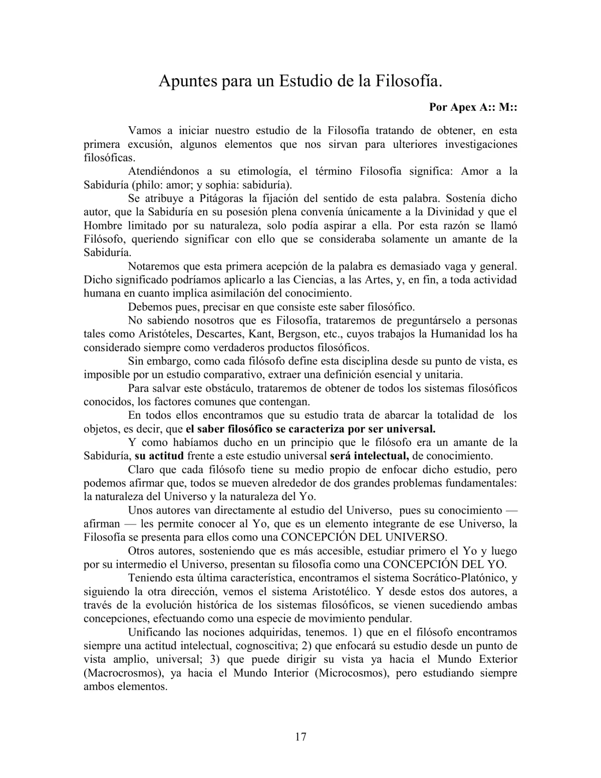 La Iniciación · Año III, Nº 30 · October 1944, page 17