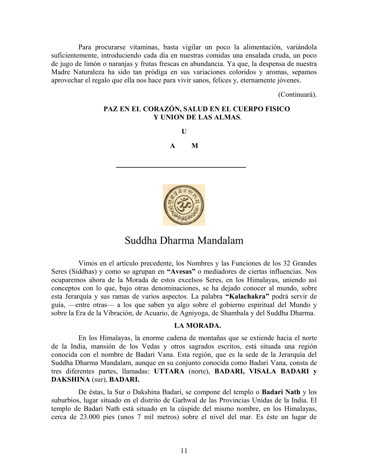 La Iniciación · Año III, Nº 32 · December 1944, page 11