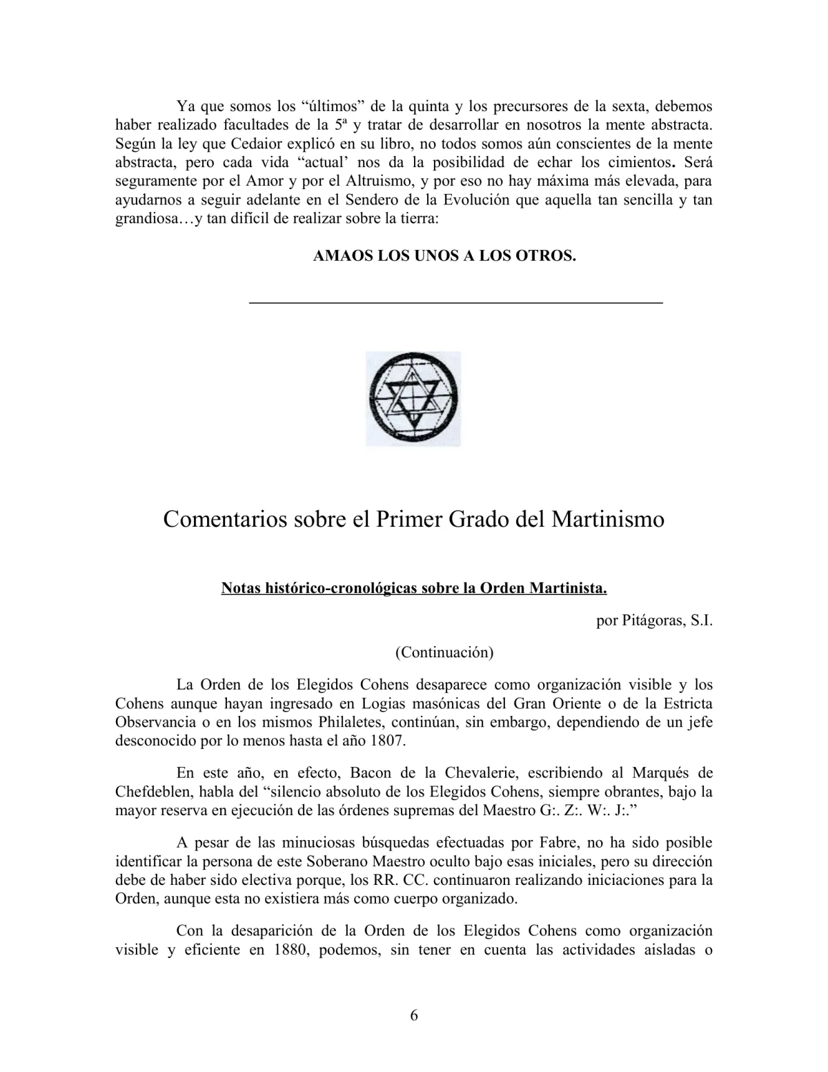 La Iniciación · Año IV, Nº 34 · February 1945, page 6