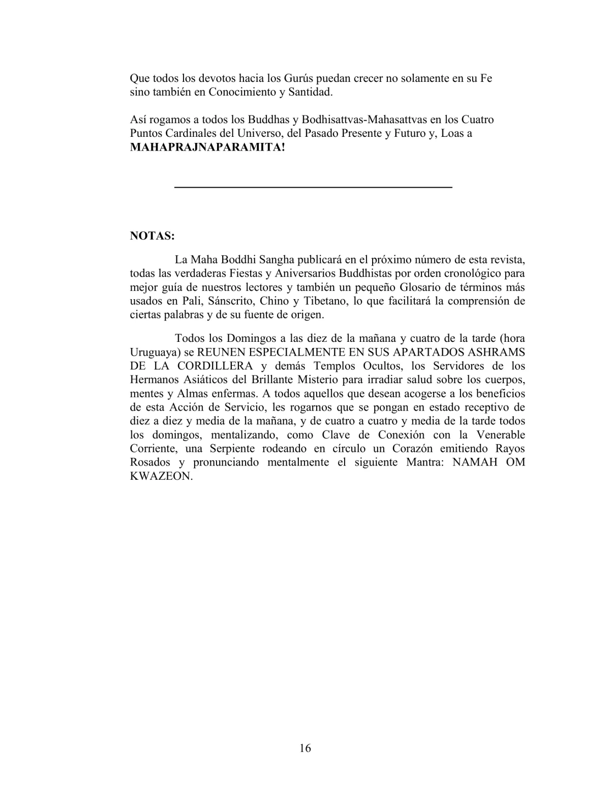 La Iniciación · Año IV, Nº 34 · February 1945, page 16