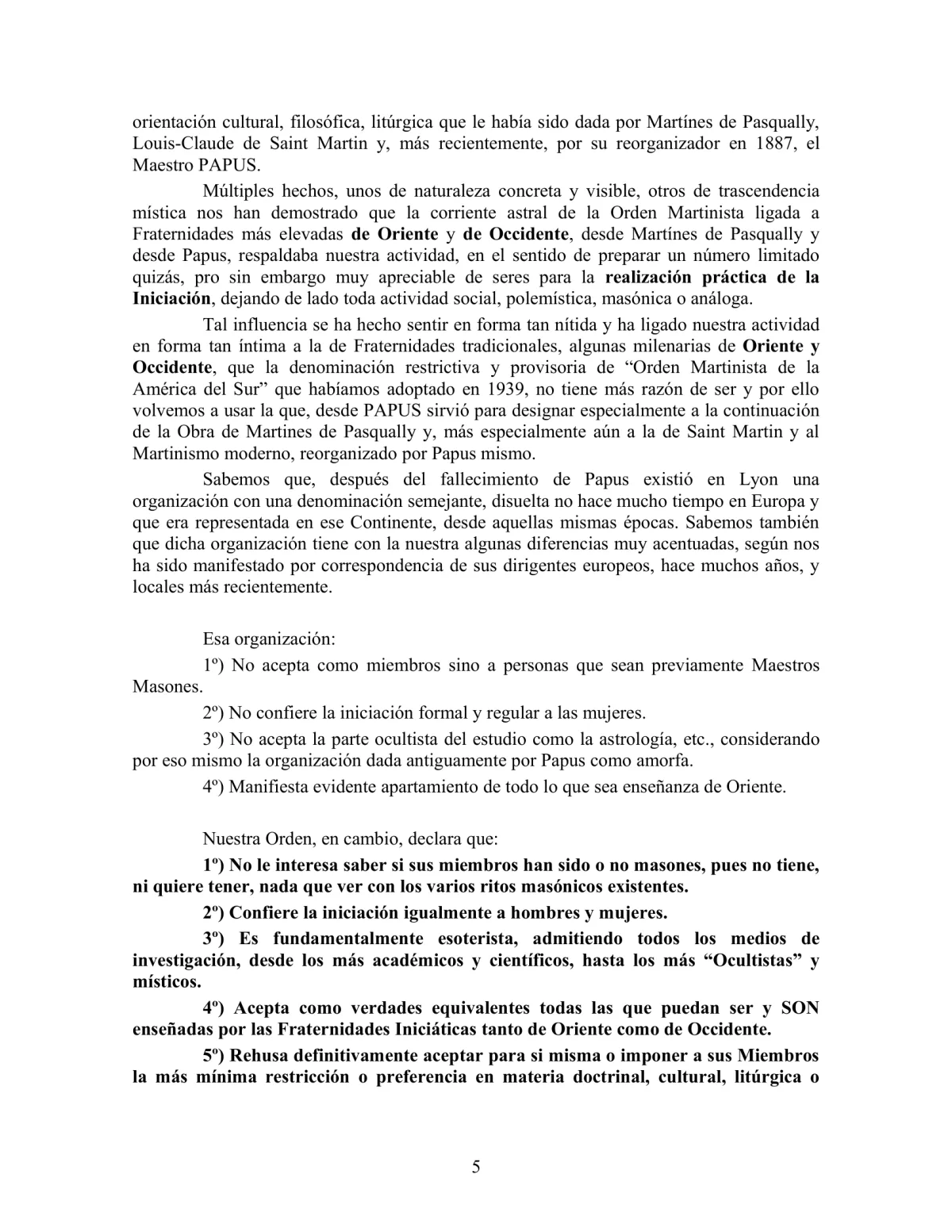 La Iniciación · Año IV, Nº 35 · March 1945, page 5