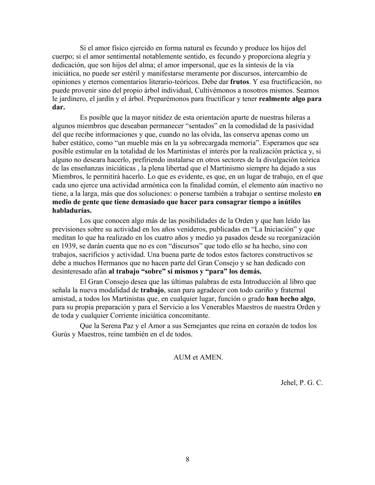 La Iniciación · Año IV, Nº 35 · March 1945, page 8